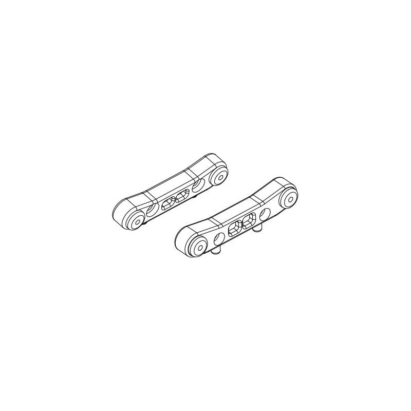 DISC.. Lower Susp. Mount Block-Fr/Rr for Mad Monster 1/6