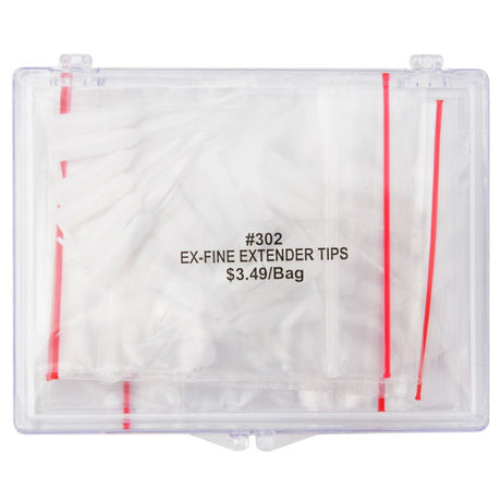 Extra Fine Extender Tips (6 per bag)