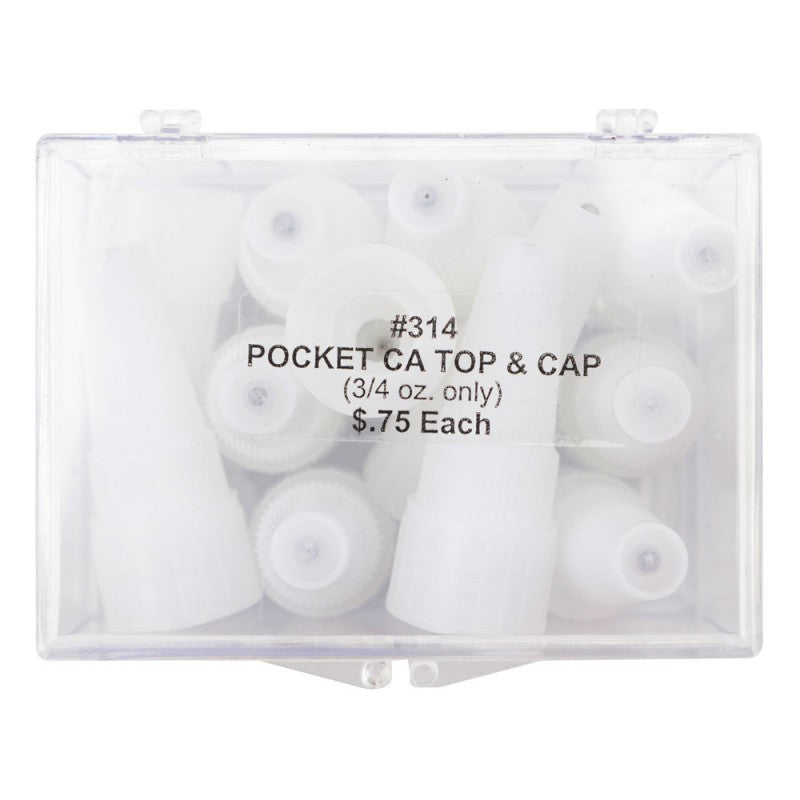 Pocket CA Top & Cap (only for 3/4 oz boottles)