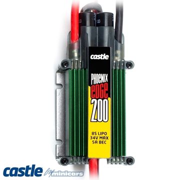 Castle Creations 010-0098-00 - Phoenix Edge 200 32V 200A ESC w/5A BEC