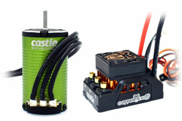 Castle Creations 010-0166-14 - Copperhead 10 Sensored 1412-2100KV Combo