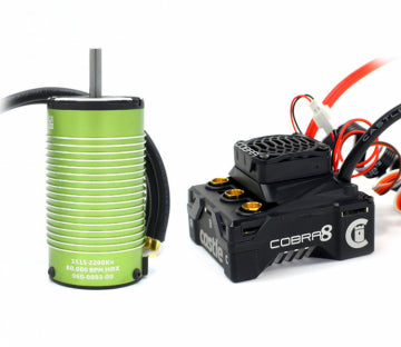 Castle Creations 010-0172-03 - Combo Cobra 8 2-6S ESC & 1515-2200kV Sensored Motor