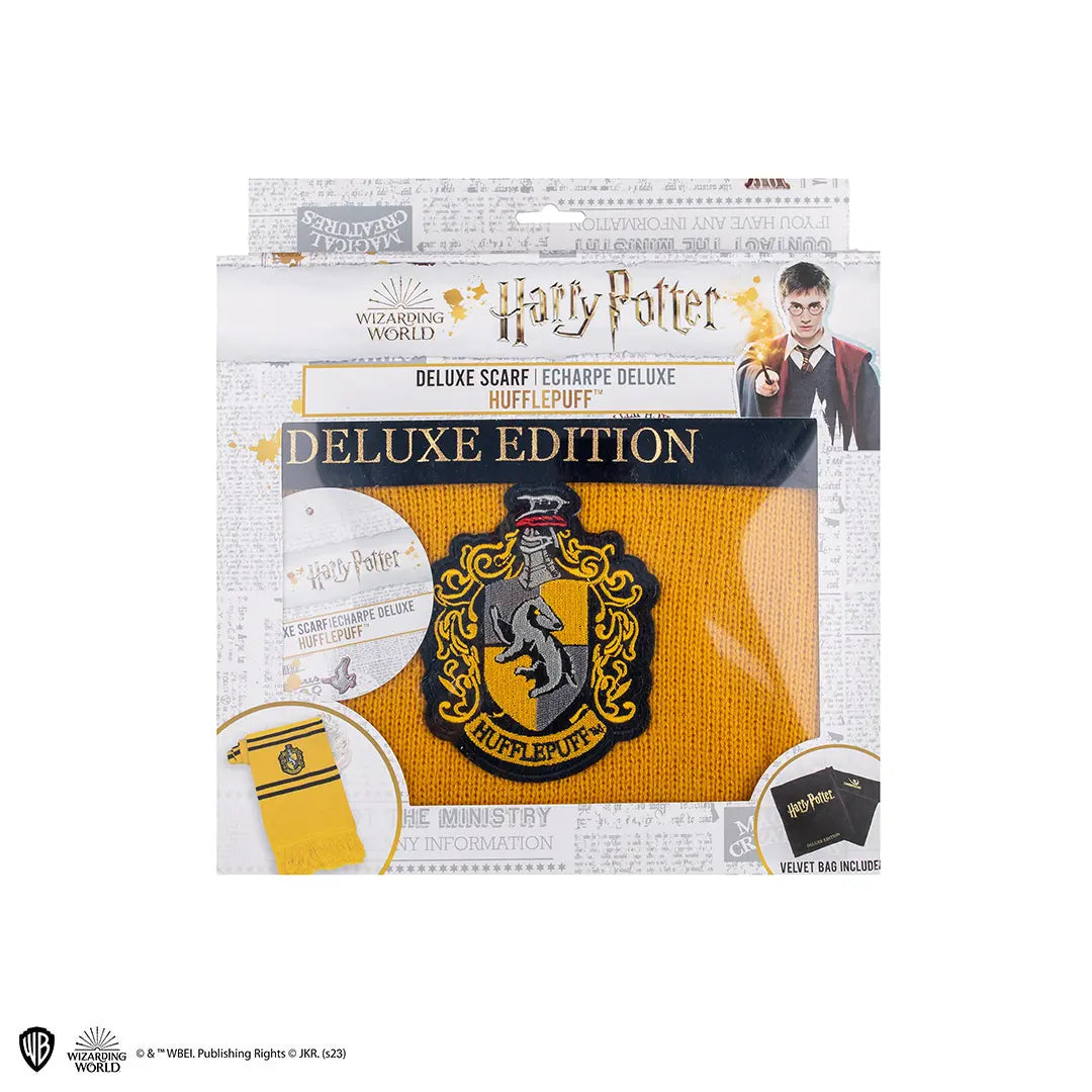 Scarf Deluxe - Hufflepuff  - Harry Potter