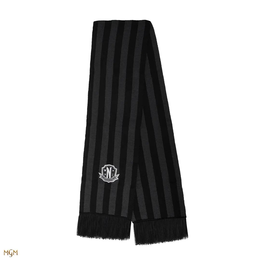Scarf Nevermore Academy black - Wednesday