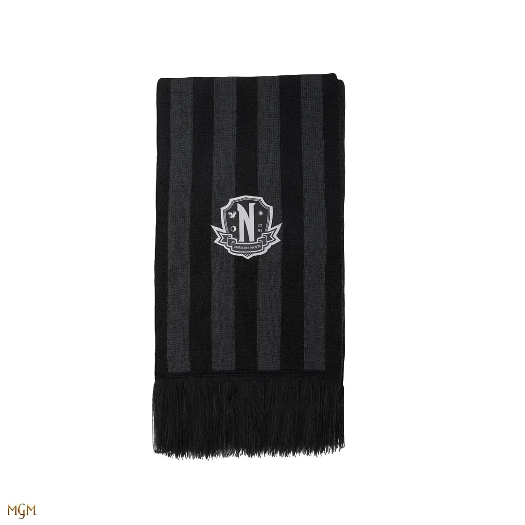 Scarf Nevermore Academy black - Wednesday