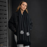 Scarf Nevermore Academy black - Wednesday
