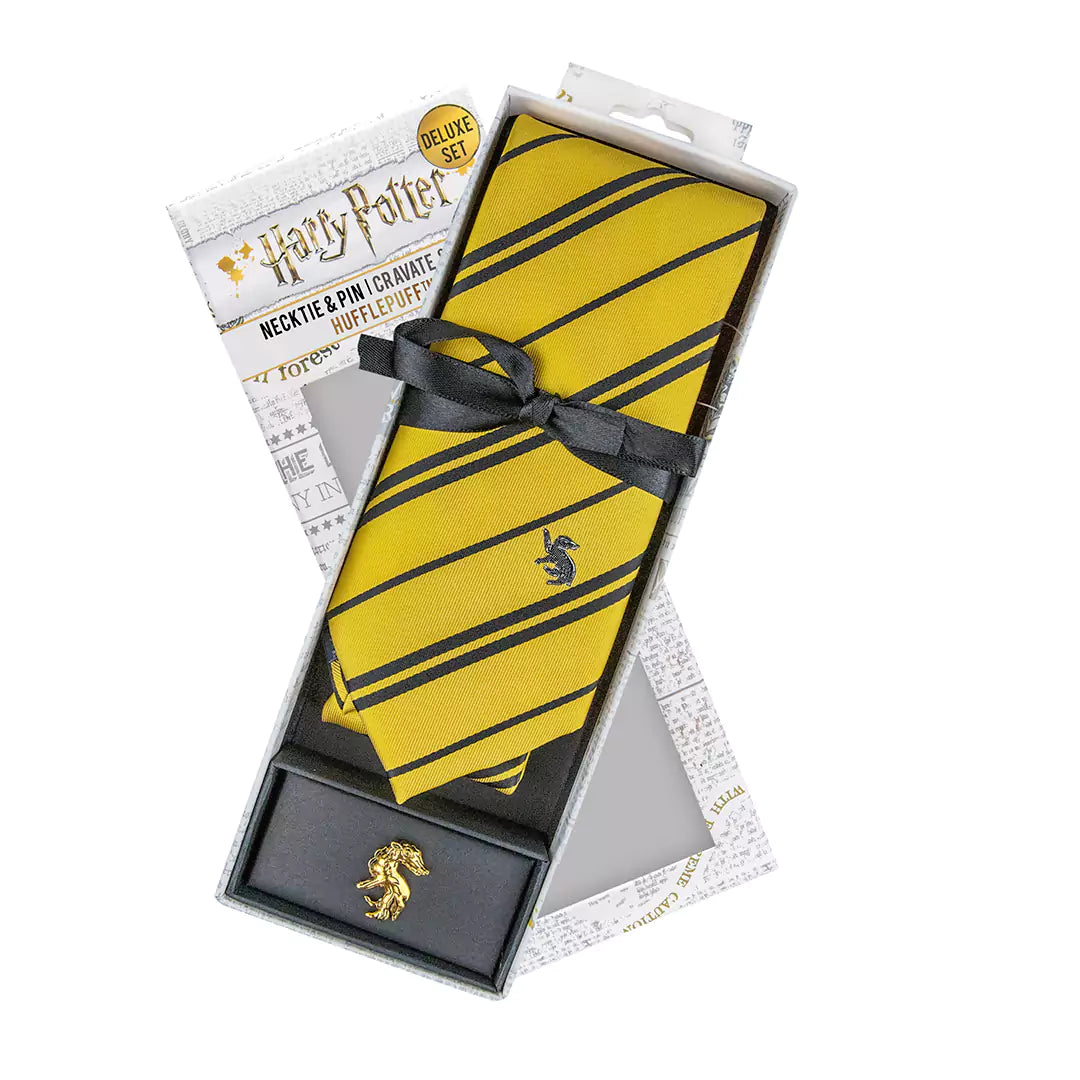 Necktie Hufflepuff Deluxe Box Set - Harry Potter