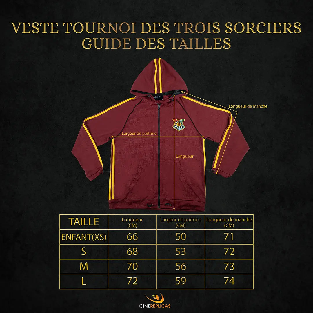 Gryffindor jacket, Harry Potter Triwizard cup - Harry Potter