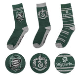 Socks Set of 3 Slytherin (EU 35 to 45) - Harry Potter