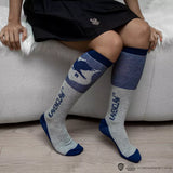 Set of 3 Ravenclaw knee high socks - Harry Potter