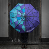 Umbrella Wednesday and Enid stained glass - Wednesday