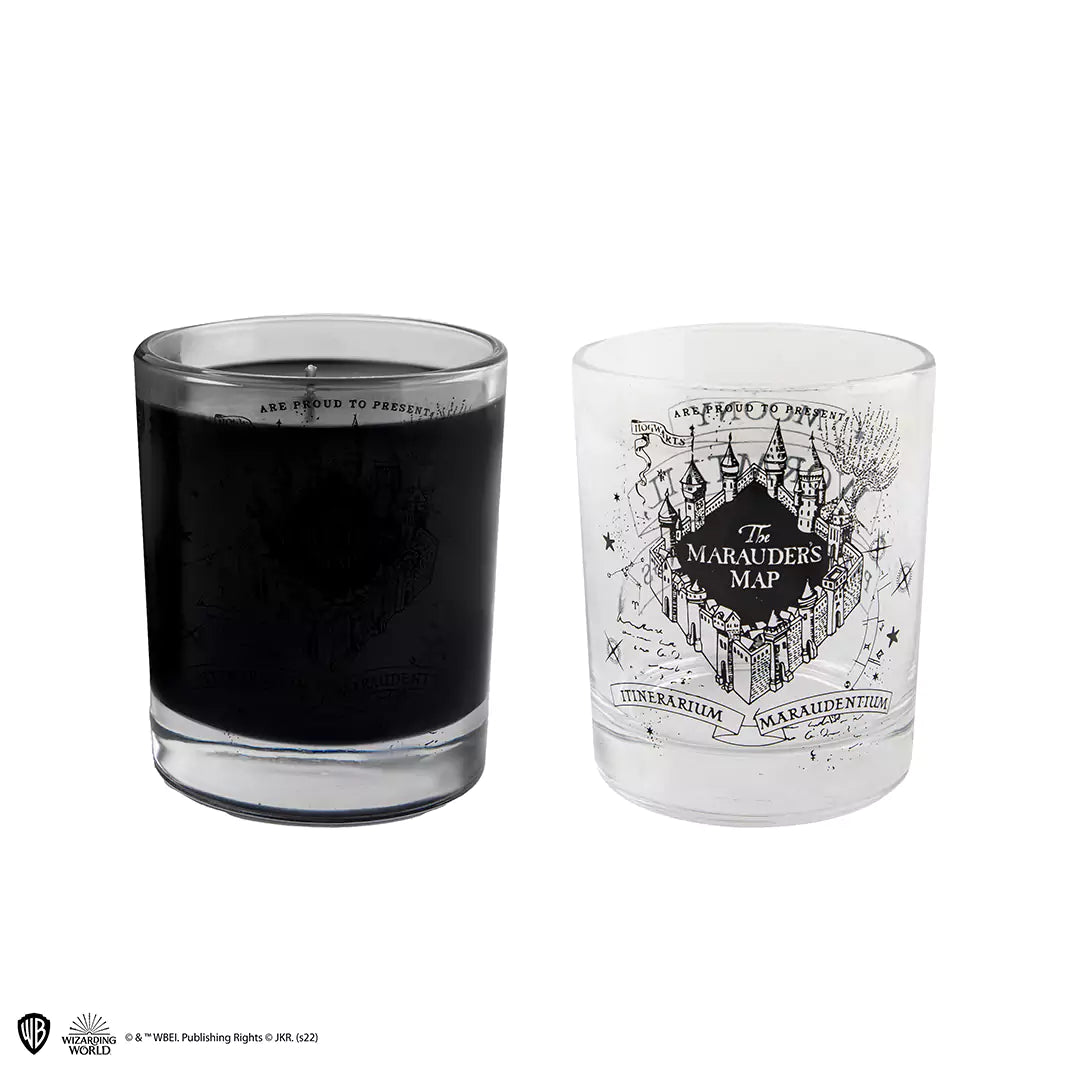 Marauder’s Map candle with Time turner necklace - Harry Potter