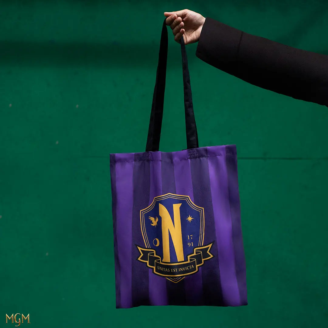 Tote bag Nevermore Academy - Wednesday