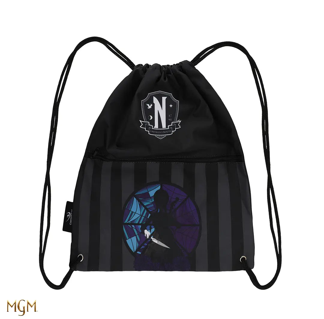 Drawstring bag Wednesday and cello - Wednesday