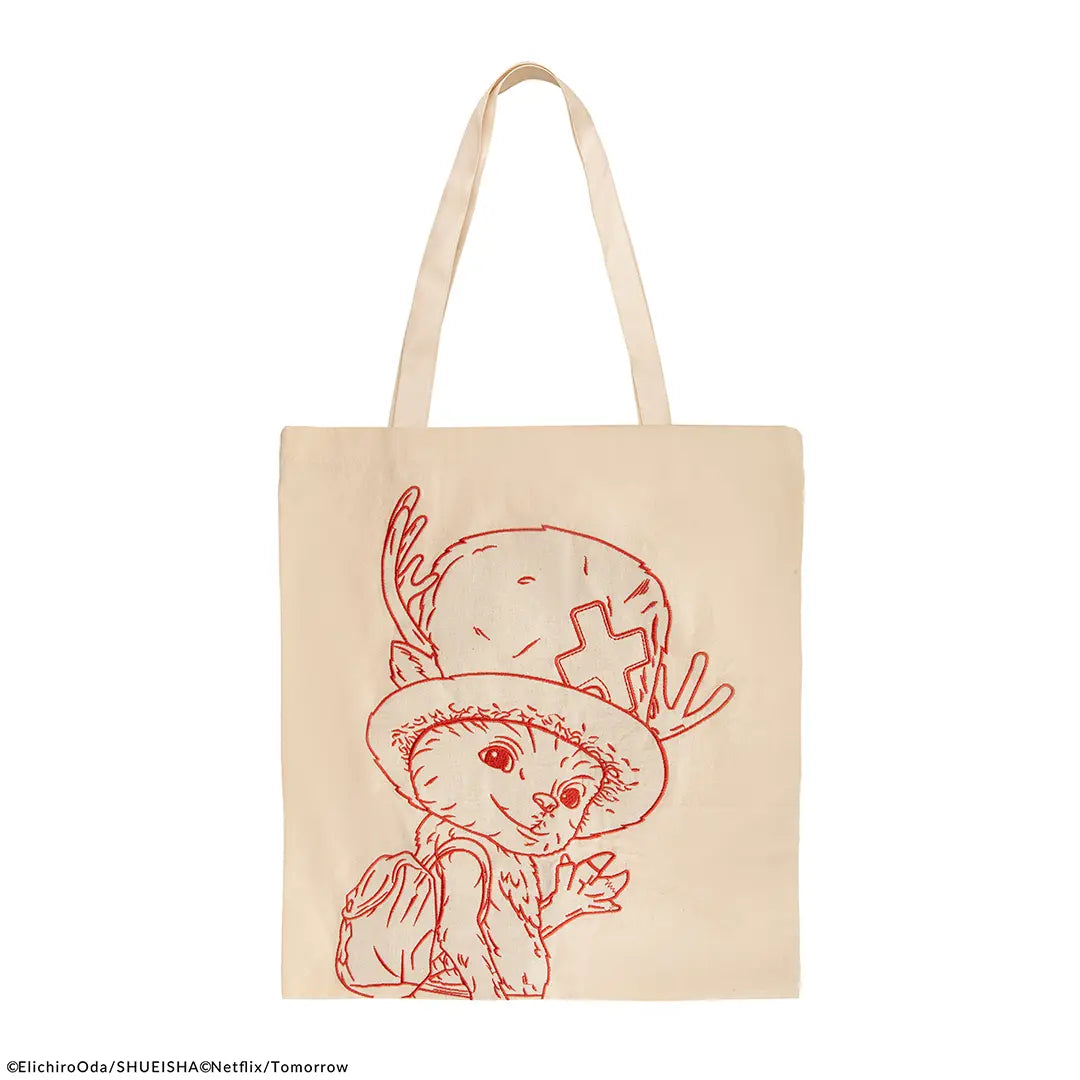 Embroidered Tote Bag - Chopper Sketch - One Piece Netflix