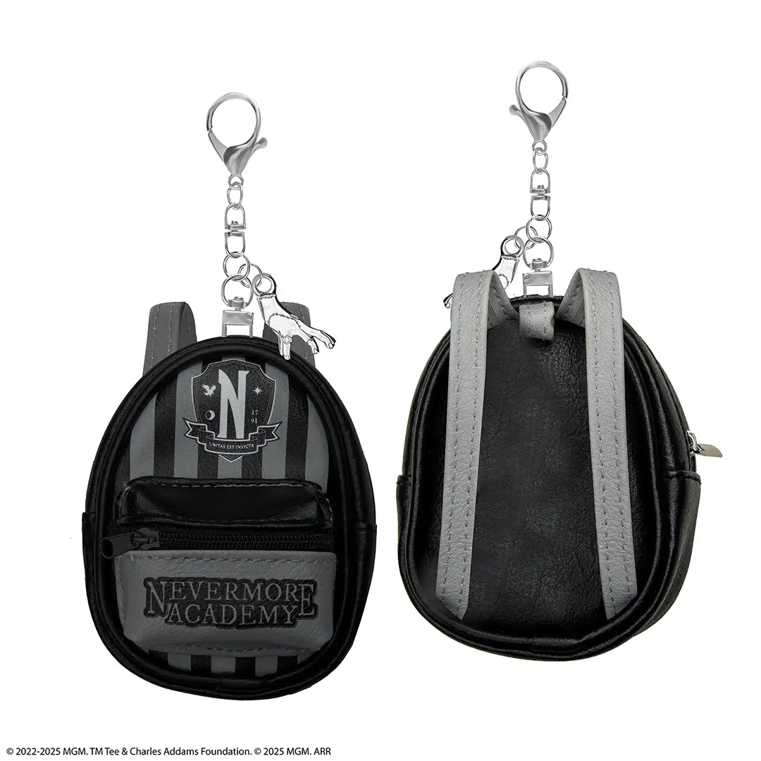 Keychain Pouch - Nevermore Academy Black - Wednesday