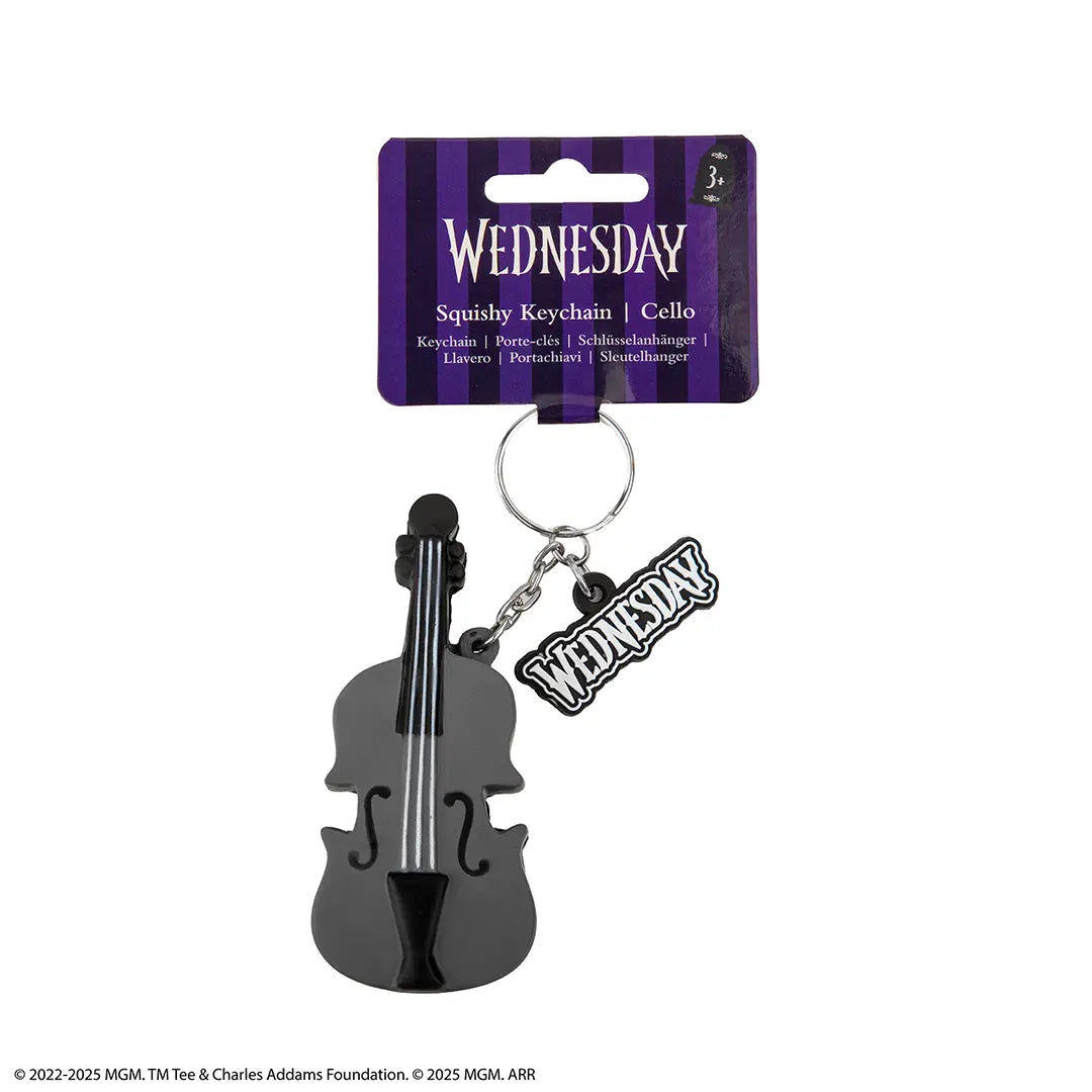 Squishy Keychain - Cello - Wednesday