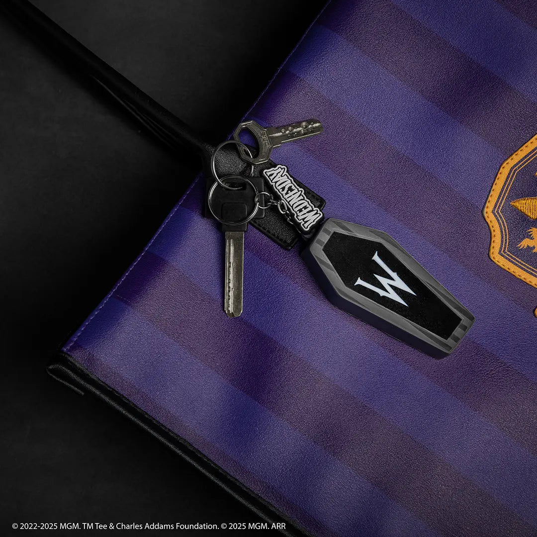 Squishy Keychain - Coffin - Wednesday
