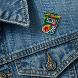 Pin badge - Zoey Hamburger Noodles - KPop Demon Hunters