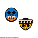 Set of 2 pin badges Poco & El Primo - Brawl Stars
