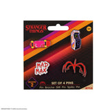 Set of 4 pin badges season 2 - Stranger Things