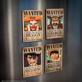 Set of 4 magnets Wanted - One Piece