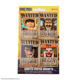 Set of 4 magnets Wanted - One Piece