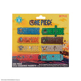 Set of 8 magnets Characters symbols - One Piece