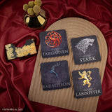 Set of 4 coasters Houses of Westeros - Game of Thrones