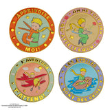 Set of 4 ceramic coasters and metal holder - The Little Prince