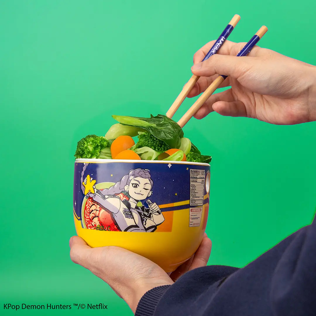 Ramen Bowl with Chopsticks - Rumi Superstar Flavor - Kpop Demon Hunters