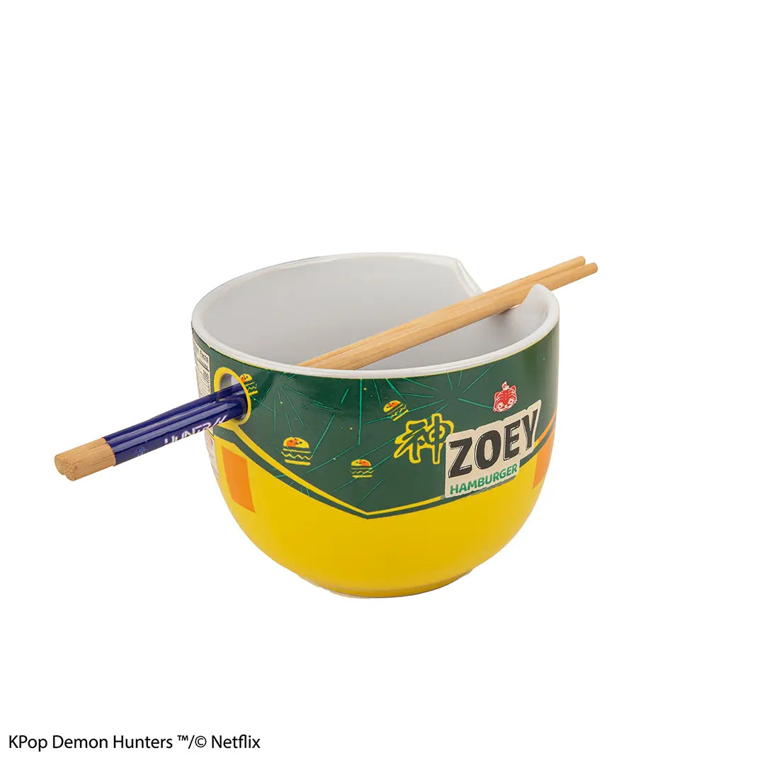 Ramen Bowl with Chopsticks - Zoey Hamburger - Kpop Demon Hunters