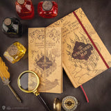Marauder’s map notebook and small map included - Harry Potter