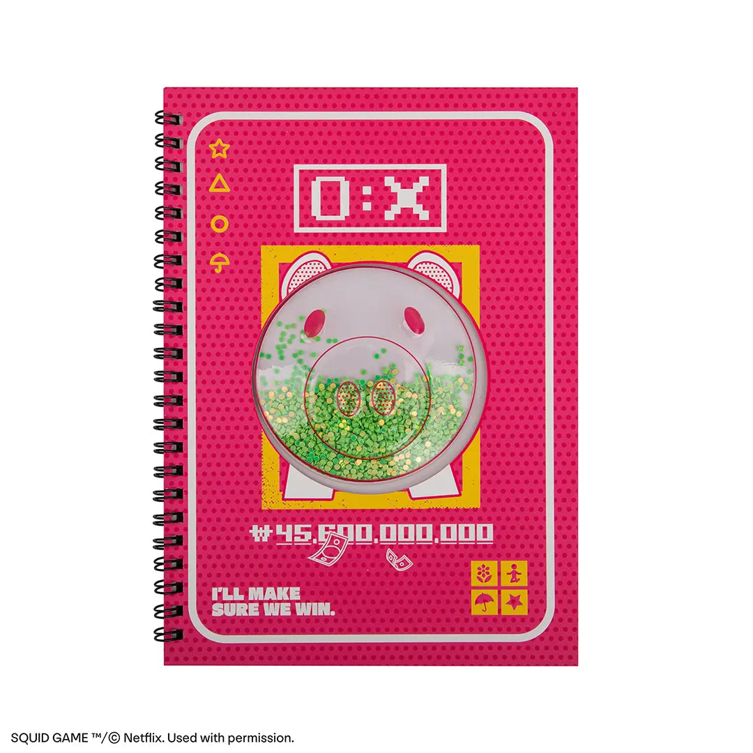 Hard cover notebook Piggy Bank - Squid Game