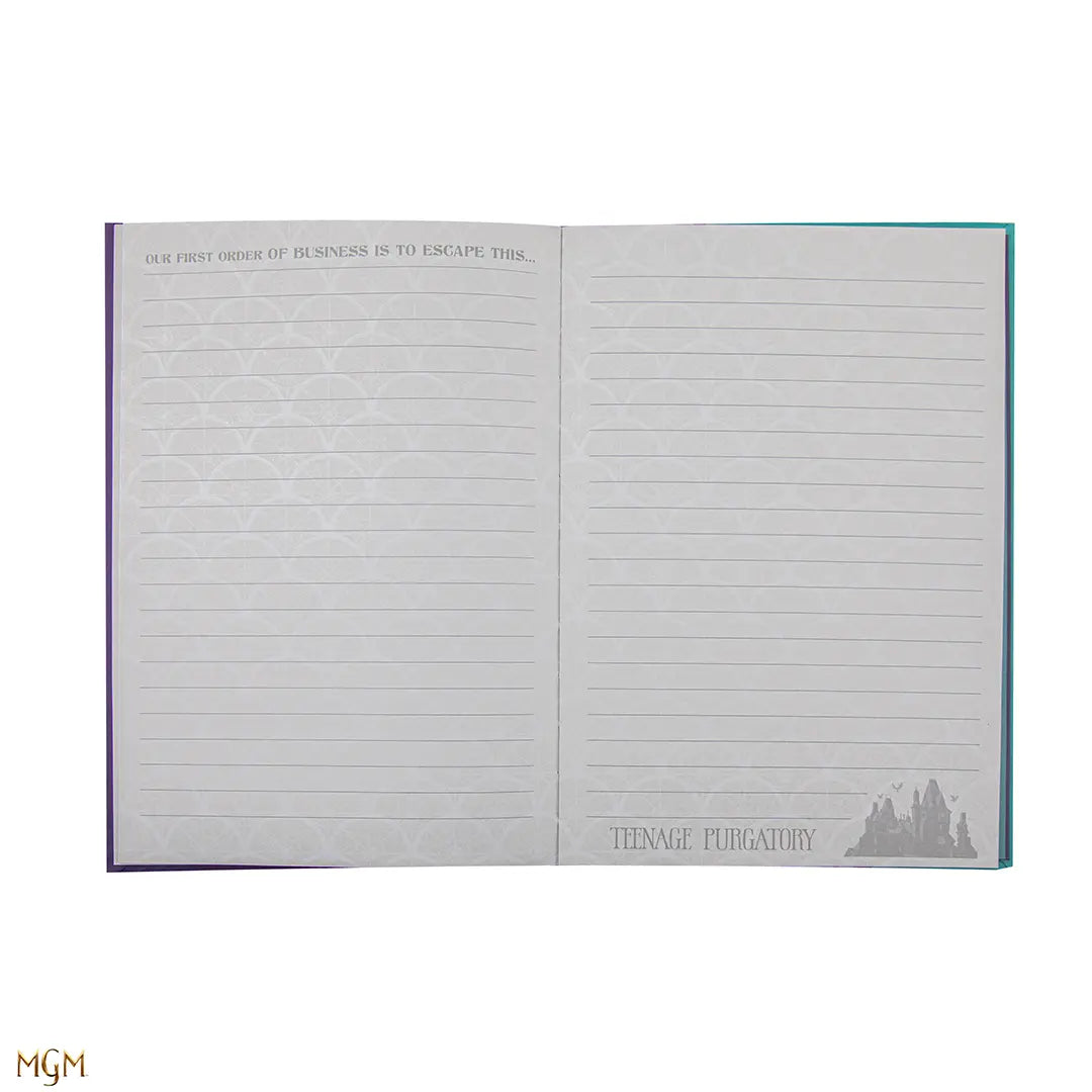 Hard cover double-entry notebook Wednesday and Enid - Wednesday