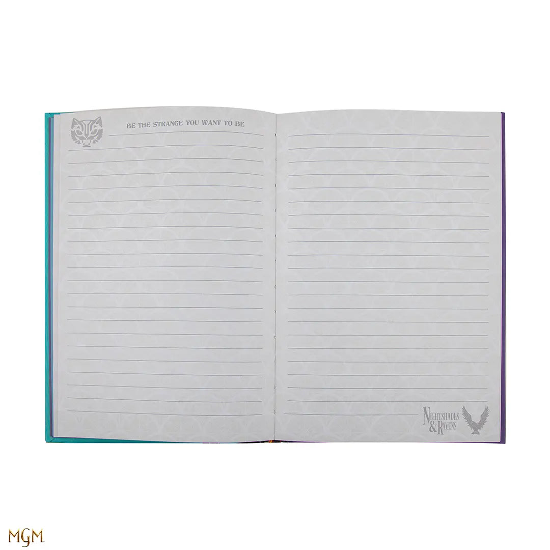 Hard cover double-entry notebook Wednesday and Enid - Wednesday
