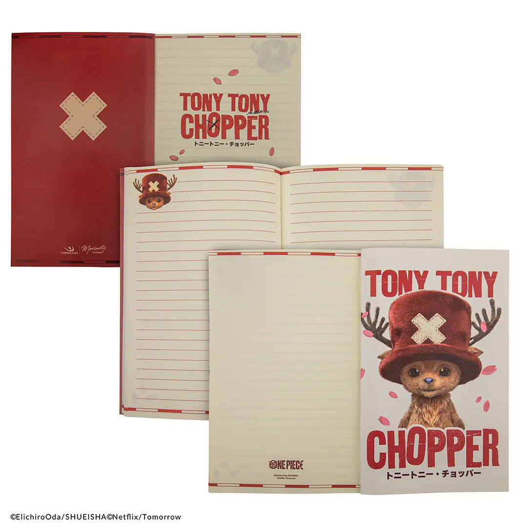 Soft cover notebook - Tony Tony Chopper - One Piece Netflix