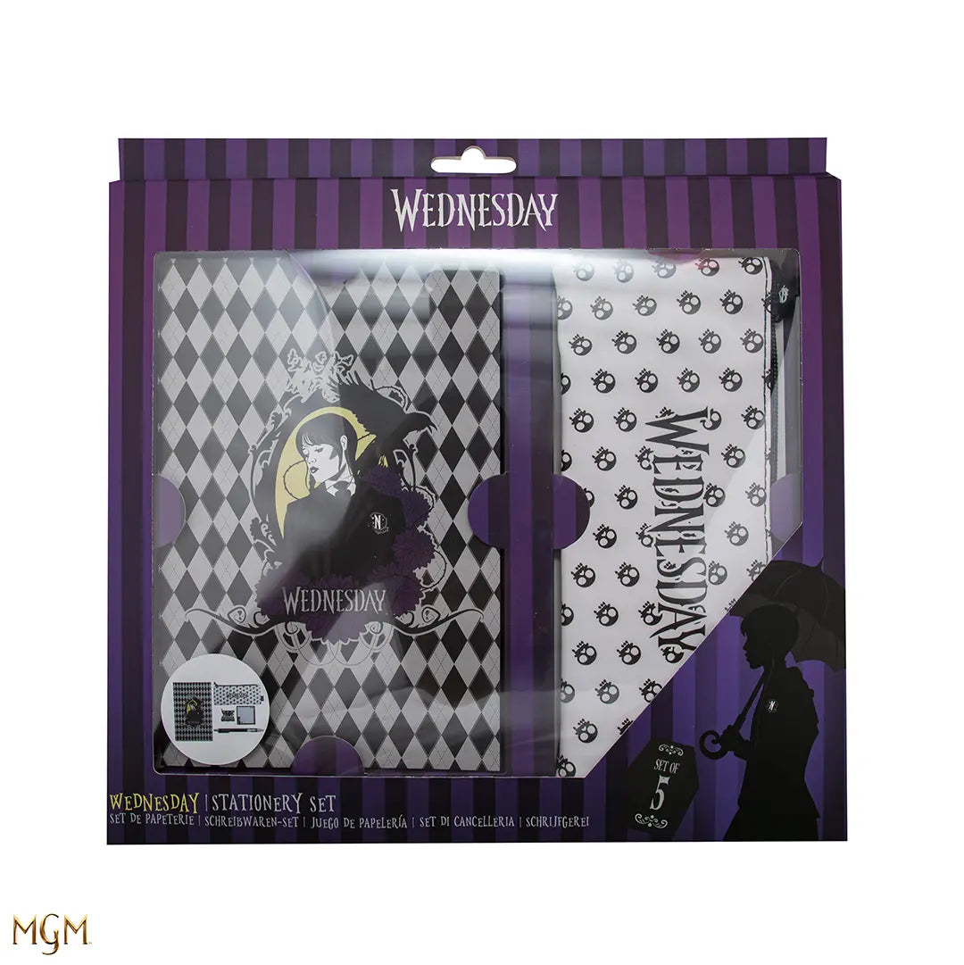 Stationery set Wednesday Addams - Wednesday