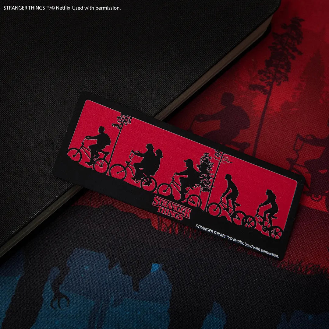 Silhouettes metal bookmark - Stranger Things