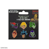 Set of 6 pin badges - Masters of the Universe