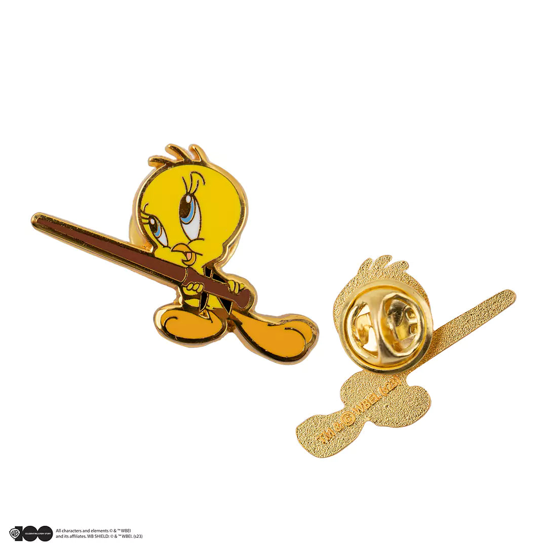 Set of 2 pins Sylvester and Tweety at Hogwarts - Looney Tunes - WB 100th
