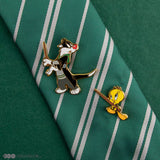 Set of 2 pins Sylvester and Tweety at Hogwarts - Looney Tunes - WB 100th