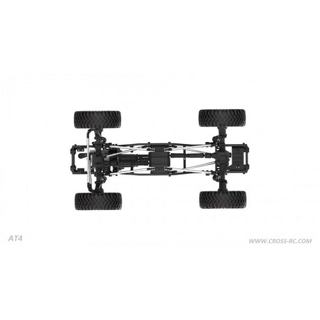 Crawling kit - AT4 EMO 1/10 RTR Kit (blue / white)