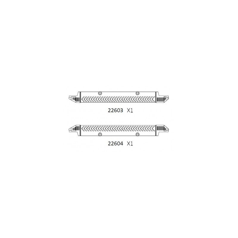 PG4 part : foot rest electroplate