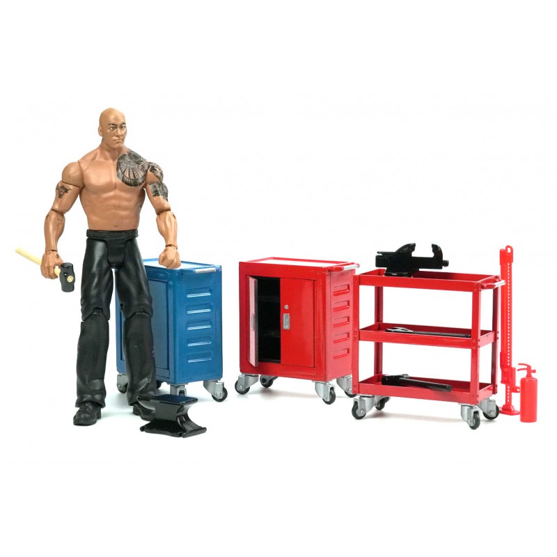 Three-layer tool cart