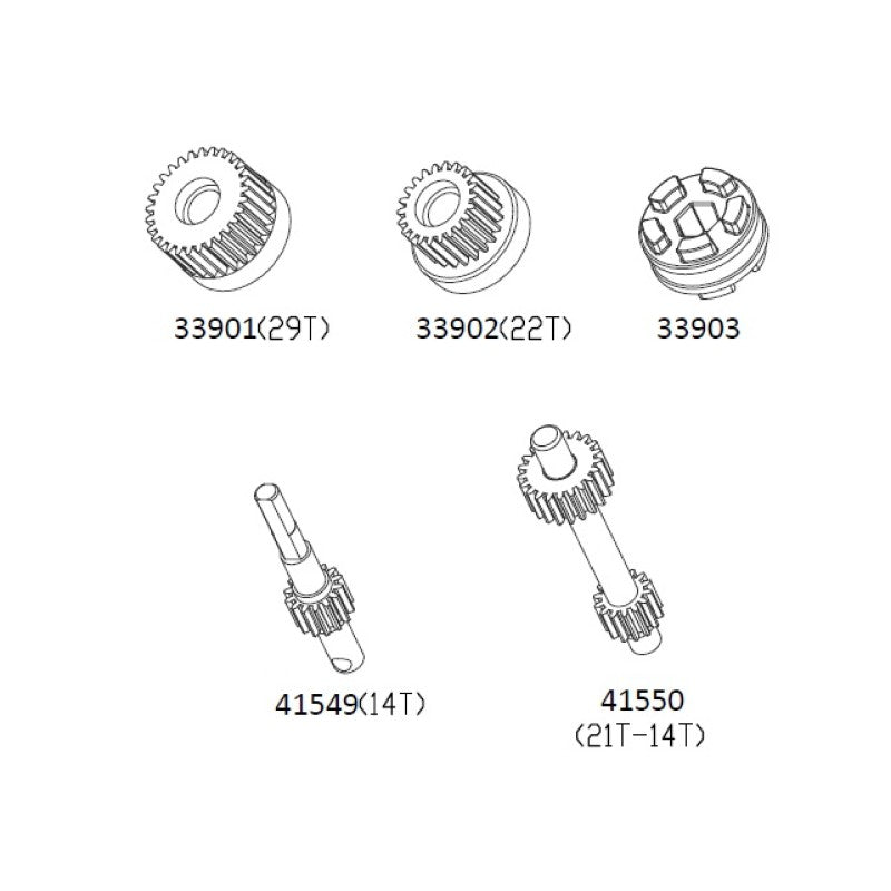 AT4 Transmission gear set
