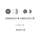 Differential gear assembly