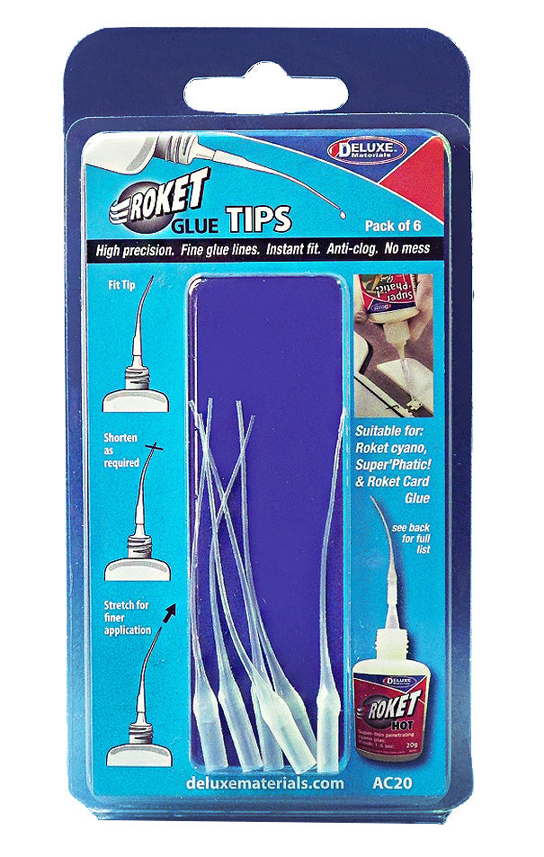 Roket Glue Tips Set 6pcs