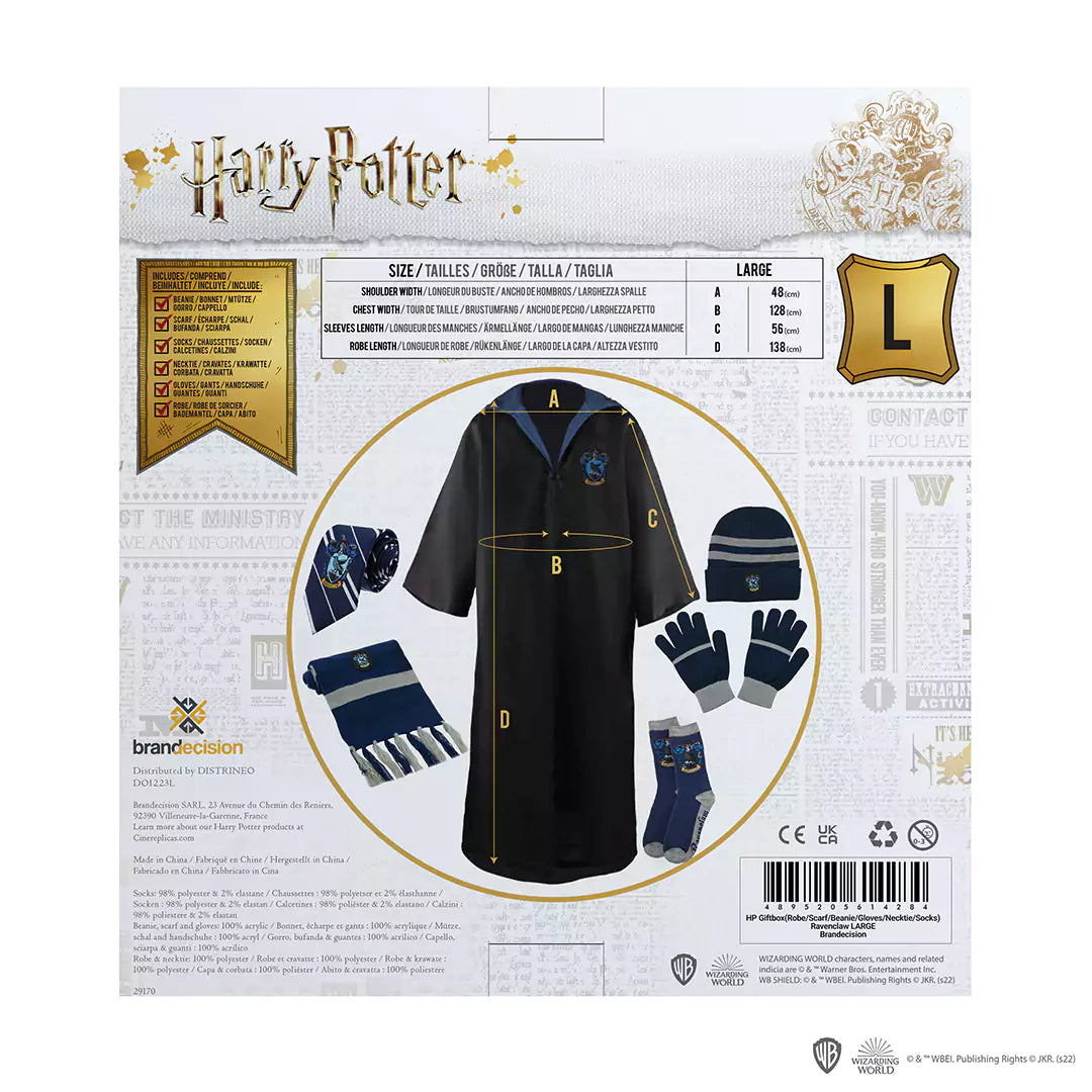 Pack 6-piece clothing Ravenclaw - Harry Potter