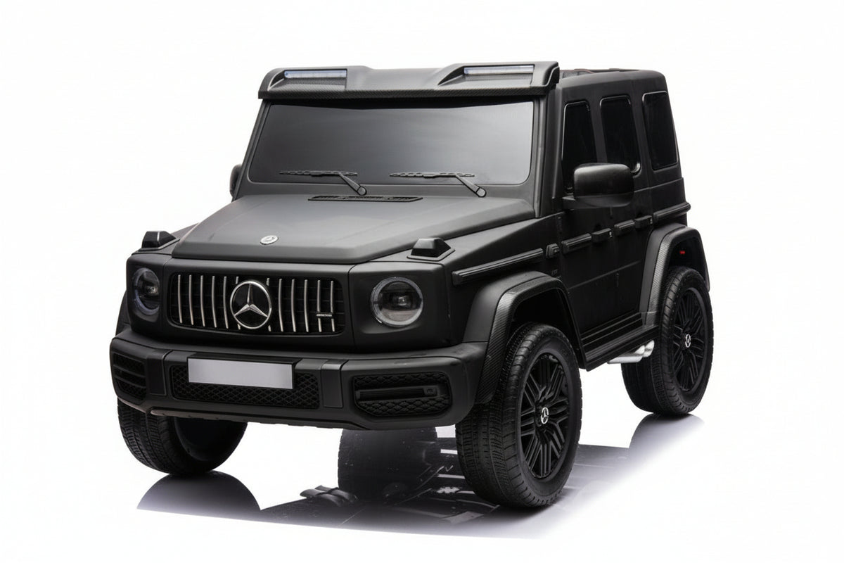 Mercedes-Benz G63 AMG 24V electric car for kids – 2 seats, matt black